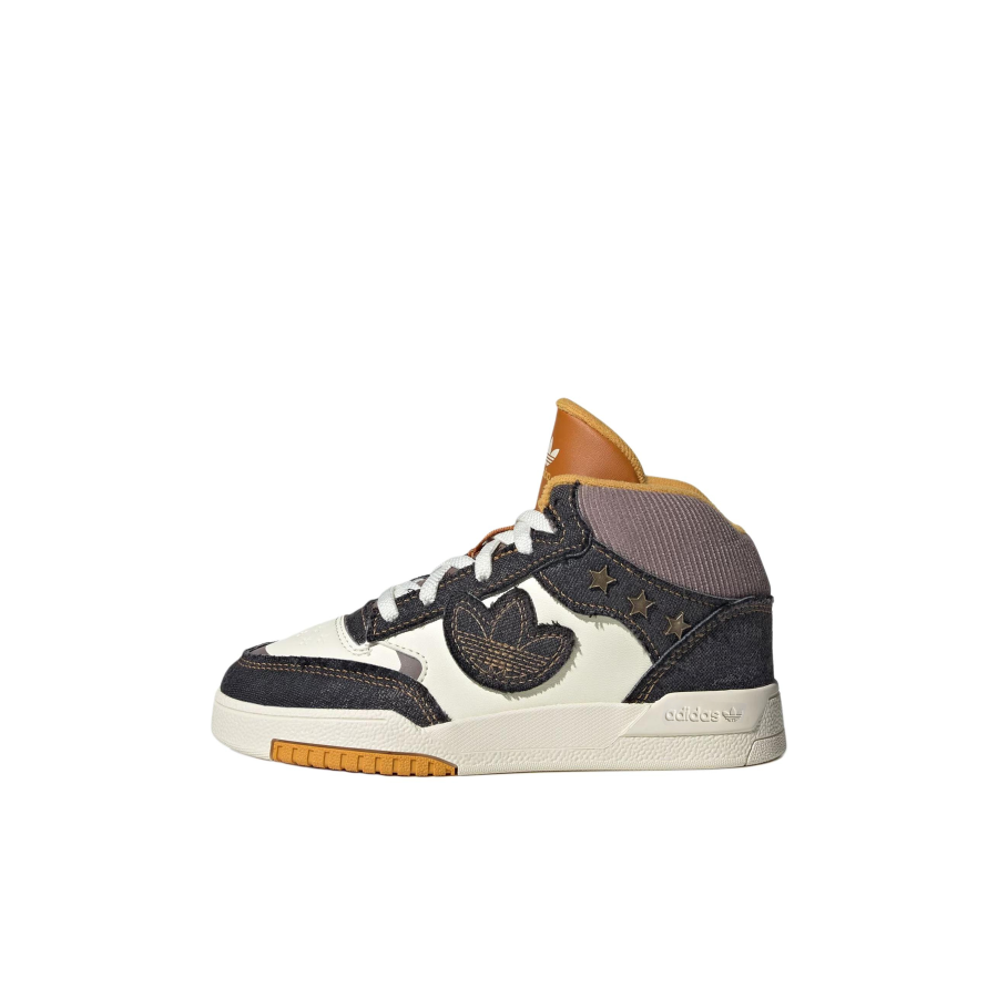 Adidas Originals DROP STEP XL 2.0 Mid top Kids' Skateboarding Shoes Ivory