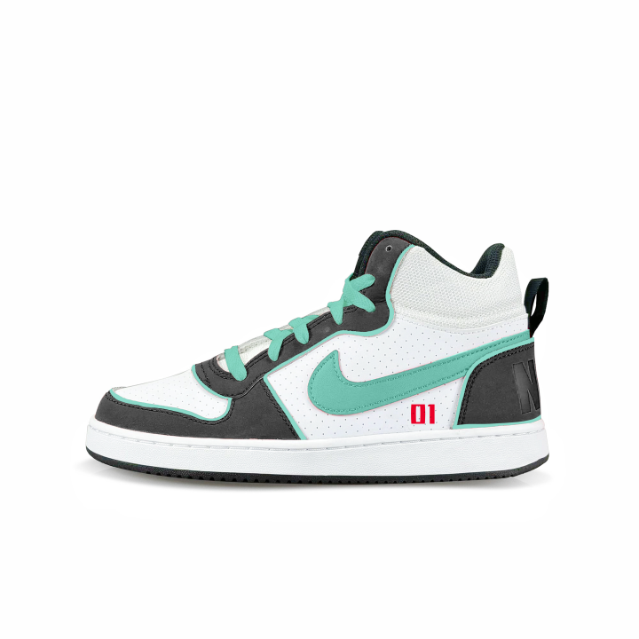 Nike Nike Virtual Diva 01 Synthetic Leather Slip Resistant Mid top Skateboard Shoes Black Unisex
