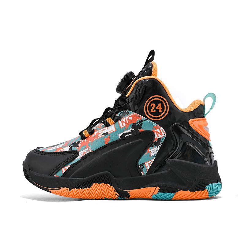 CAMKIDS Slip Resistant Abrasion Resistant Waterproof Wear resistant And Waterproof Low top Children's Basketball Shoes