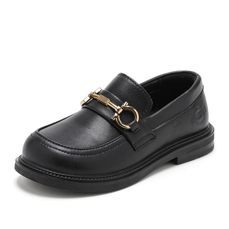 ABC KIDS Lightweight Cushioning Lightweight Cushioning Kids' Leather Shoes Black/Matte Kids'