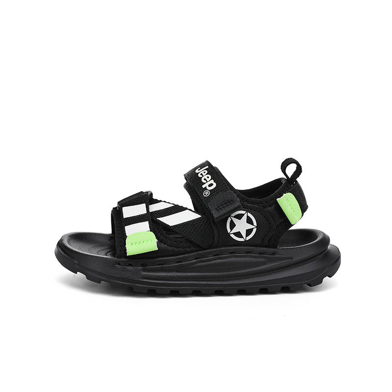 Jeep Synthetic Leather Abrasion Resistant Breathable Low top Sandal Kids'