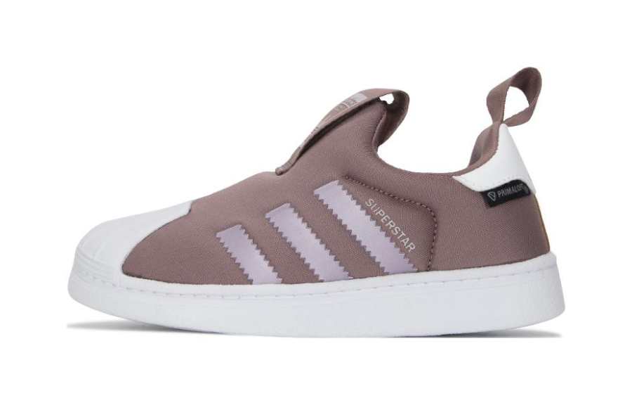 Adidas Originals SUPERSTAR 360 Abrasion Resistant Low top Kids' Skateboarding Shoes Brown Children Aged 3 7 Years Old