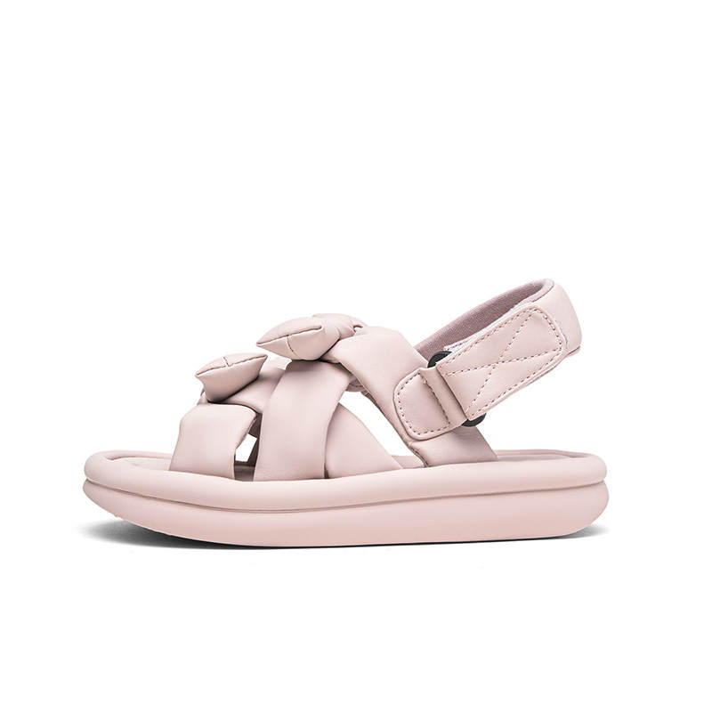 ST&SAT Microfiber Leather Slip Resistant Cushioning Abrasion Resistant Breathable Lightweight Children's Sandals Kids'