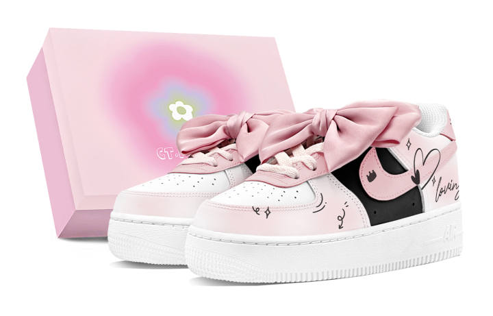 Nike Nike Air Force 1 Synthetic Leather Slip Resistant Abrasion Resistant Slip Resistant Abrasion Resistant Low top