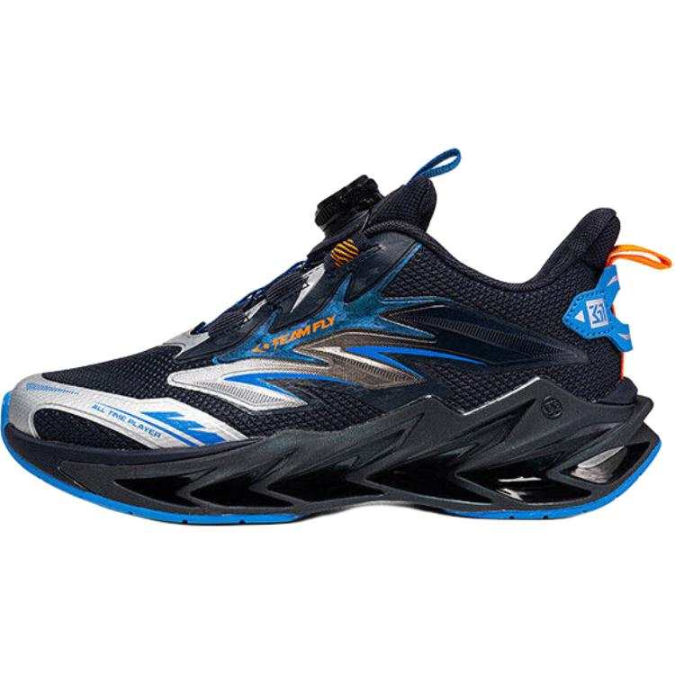 361°KIDS Slip Resistant Abrasion Resistant Low top Kids' Running Shoes Black Blue Kids'