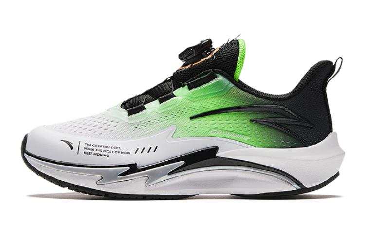 Antakids Lurid Wave Low top Running Shoes Black White Green Teenagers
