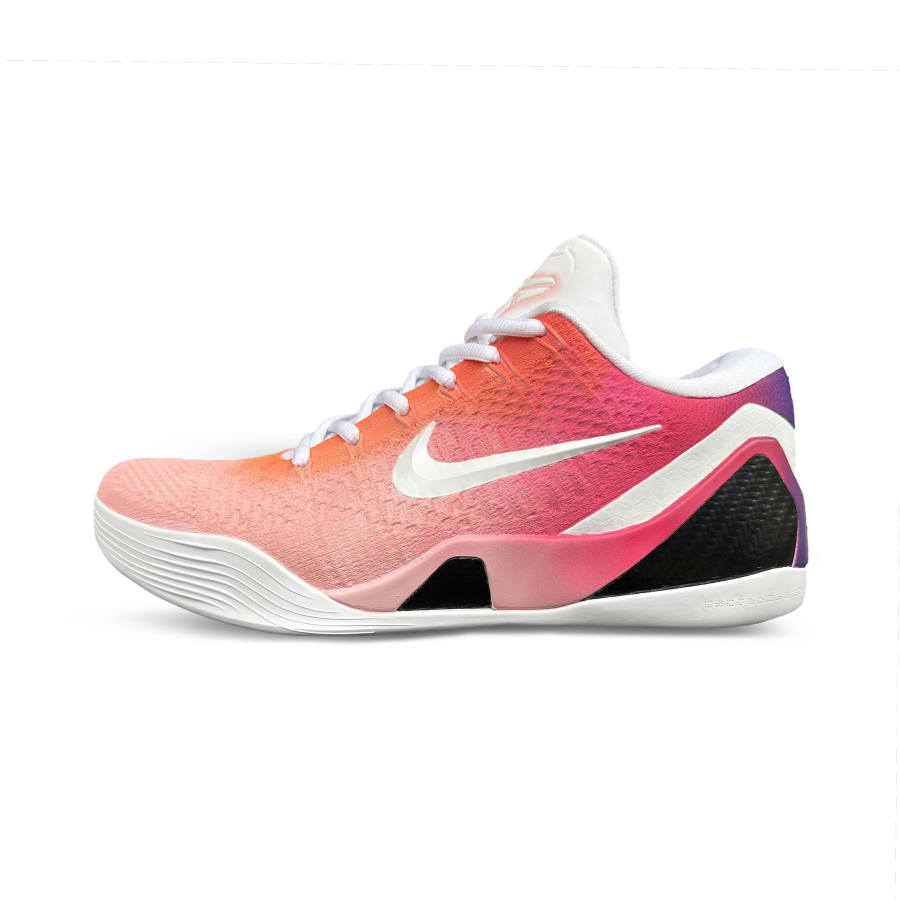 Nike Nike Kobe 9 Slip Resistant Anti Rollover Grip Low top Basketball Shoes Unisex Pink Purple