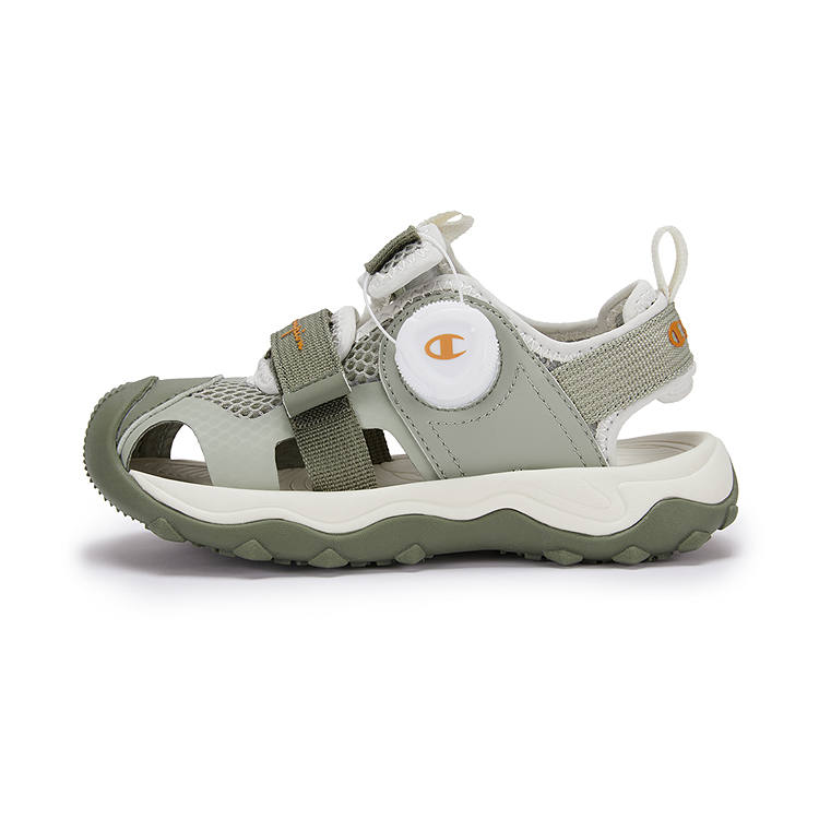 Champion Kids Slip Resistant Anti Kick Abrasion Resistant Breathable Children's Sandals Green Kids'