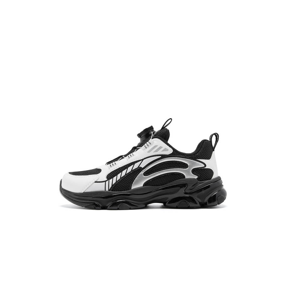 QIAODAN Running Shoes Black/Jordan White Teenagers