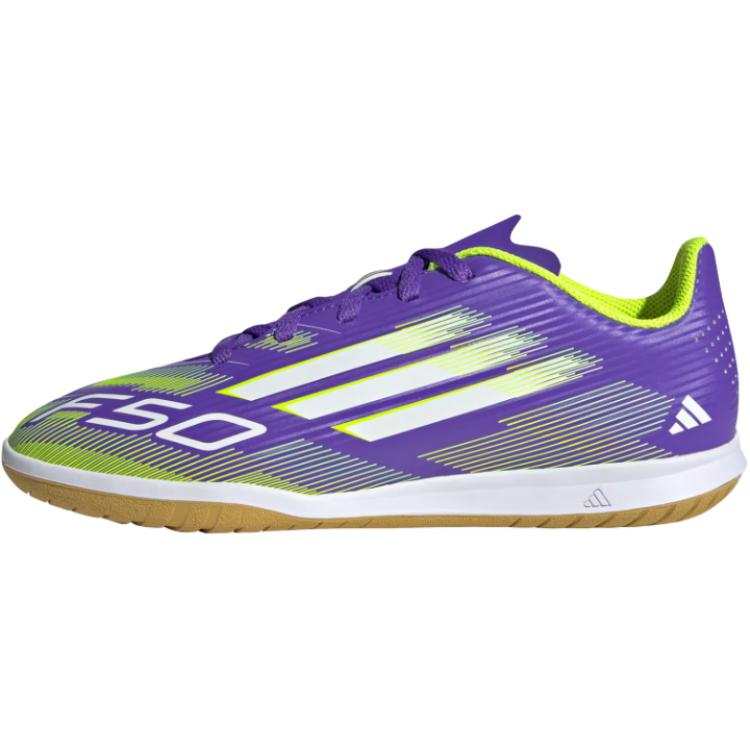 Adidas Adidas F50 CLUB Fashion Trend Low top Kids' Soccer Shoes Purple Kids'