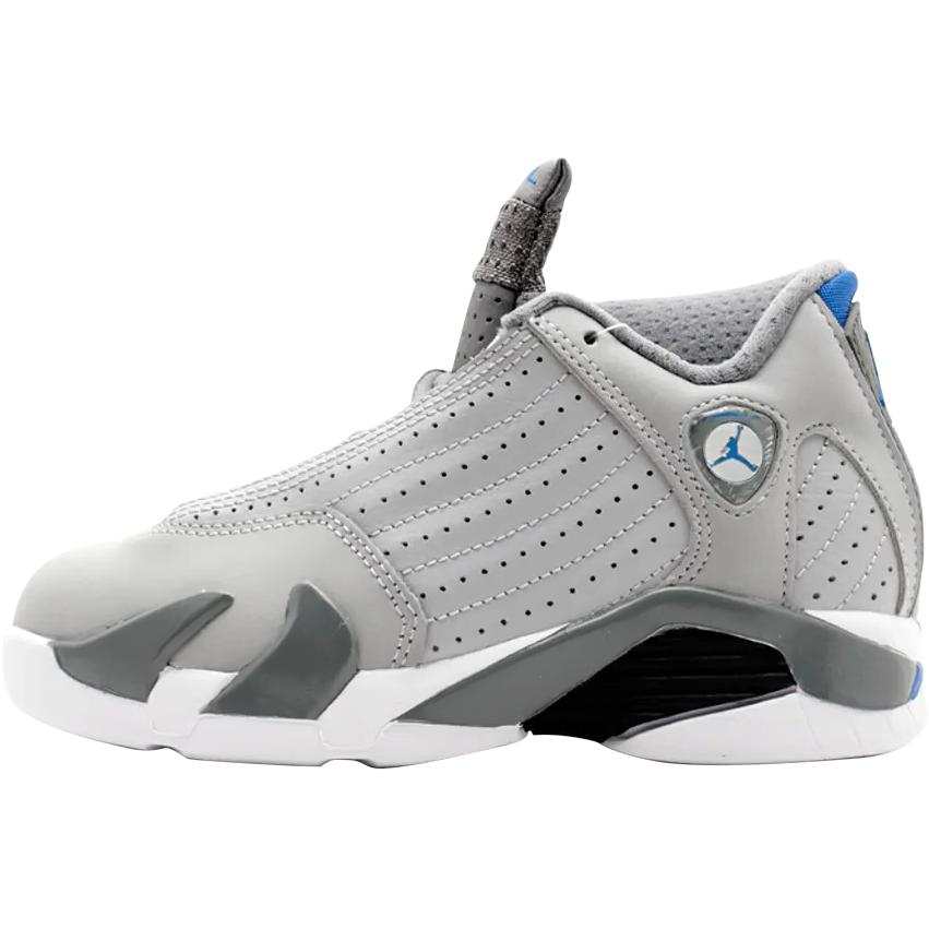 Jordan Jordan Air Jordan 14 Mid top Children's Basketball Shoes Gray Children Aged 3 7 Years Old