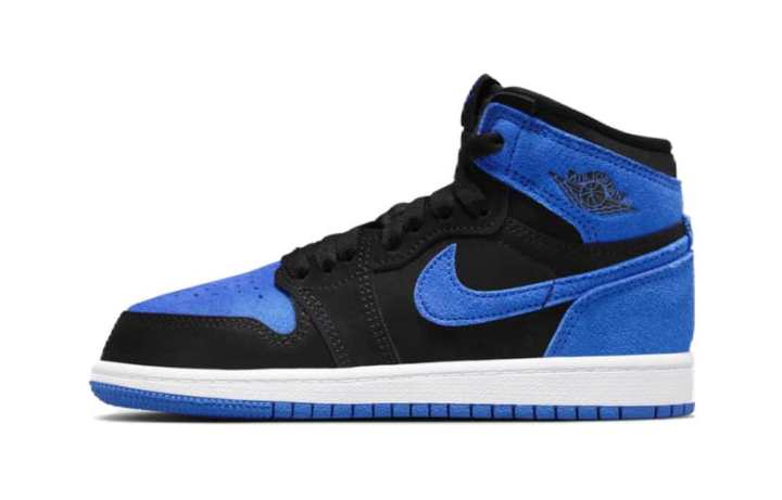Jordan Jordan Air Jordan 1 High top Children's Basketball Shoes Blue Black Kids'