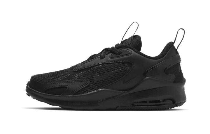Nike Nike Air Max Bolt Cushioning Breathable Low top Kids Lifestyle Shoes Pure Black Children Aged 3 7 Years Old