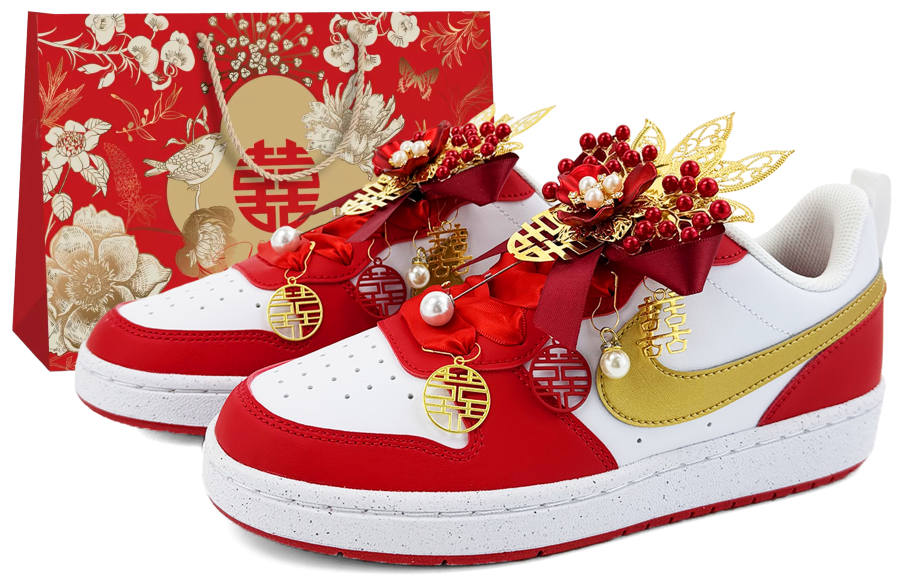 Nike Nike Court Borough New Chinese Style, Horse Year, Celebration Slip Resistant Cushioning Abrasion Resistant