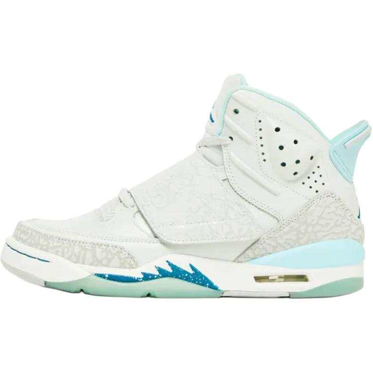 Jordan Jordan Son Of Mars High top Children's Basketball Shoes White Teenagers
