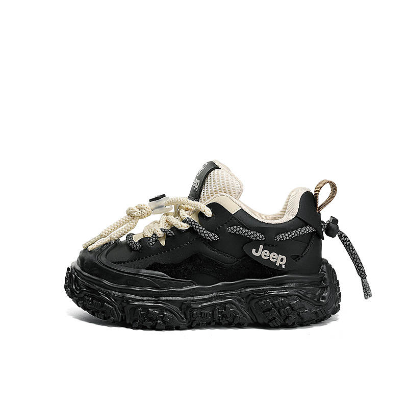 Jeep Fabric Slip Resistant Anti Kick Abrasion Resistant Low top Kids' Running Shoes Kids'