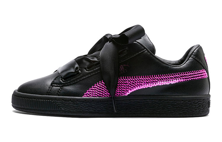 PUMA Basket Collection Heart Bling Abrasion Resistant Lightweight Wear resistant And Lightweight Low top