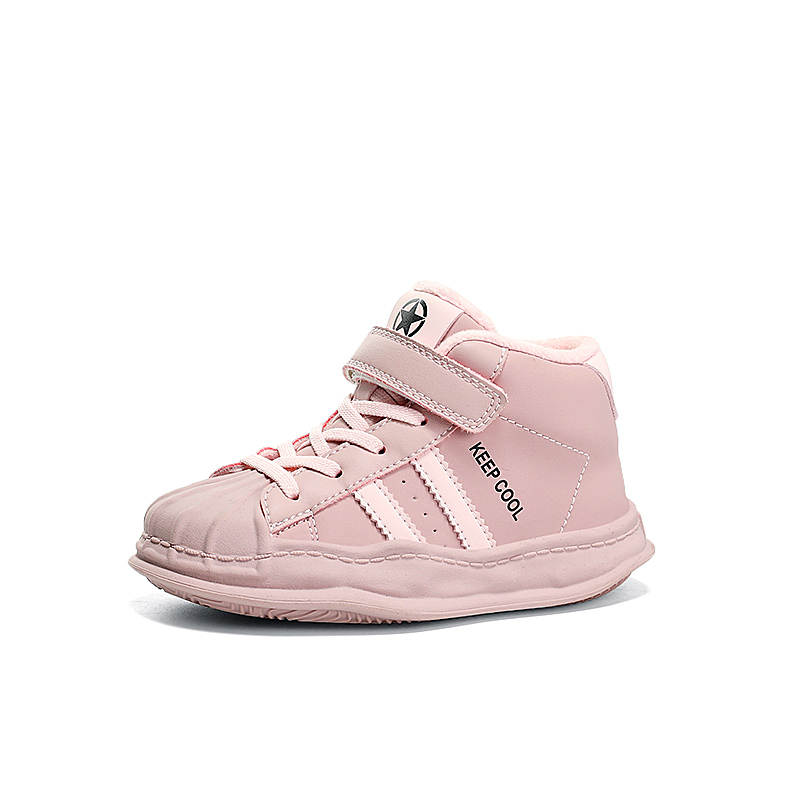 Jeep Windproof Cold Resistant, Fleece Lined Cushioning Thermal Mid top Skateboard Shoes Cherry Blossom Pink Kids'