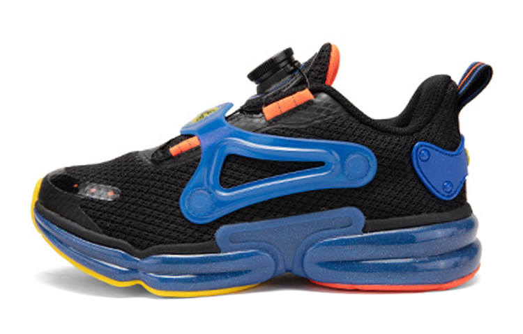 XTEP Mesh Slip Resistant, Abrasion Resistant, Breathable Low top Running Shoes Black Blue Teenagers