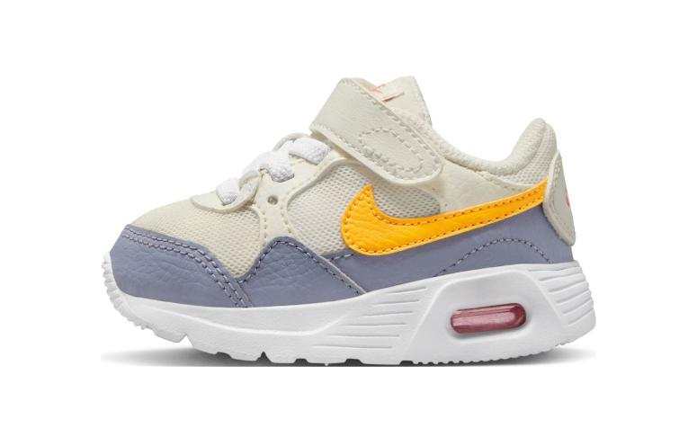 Nike Nike Air Max SC BTV Cushioning, Wear Resistant Low top Toddler Shoes Beige Yellow Infant And Toddler