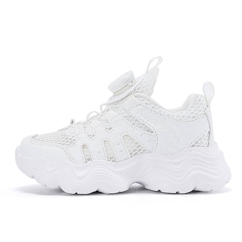 SUPEREDGE Slip Resistant Abrasion Resistant Slip Resistant Abrasion Resistant Low top Kids Lifestyle Shoes White Kids'