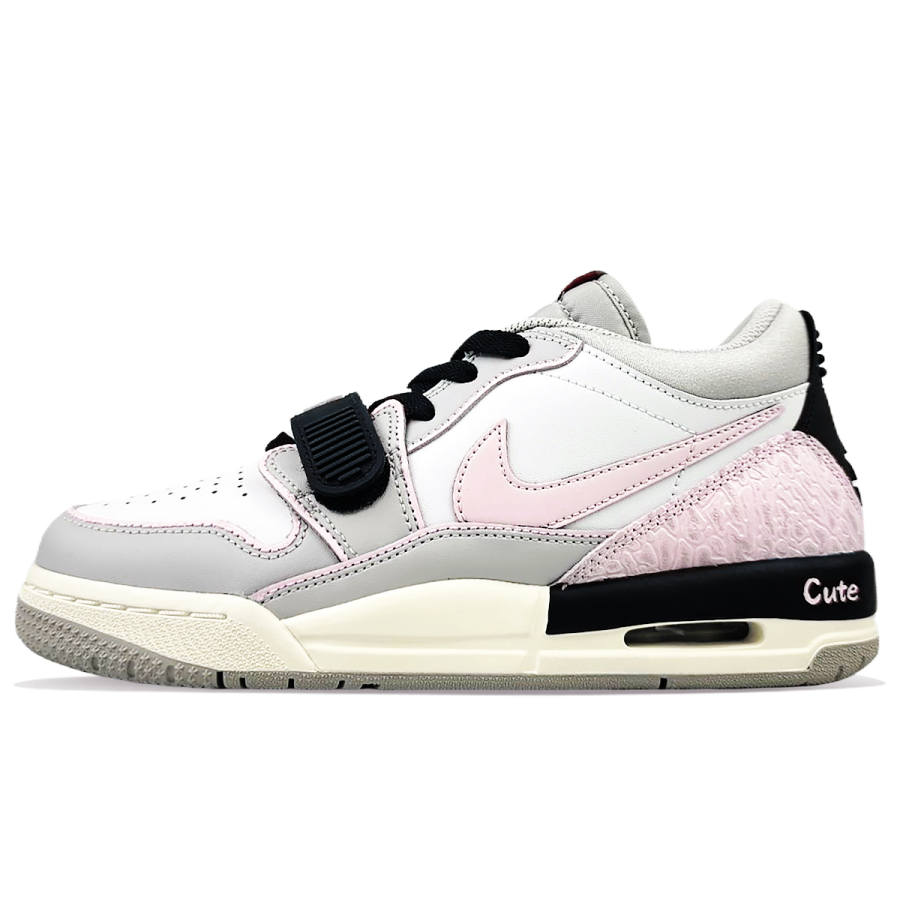 Jordan Jordan Legacy 312 Cushioning Low top Children's Basketball Shoes White Teenagers