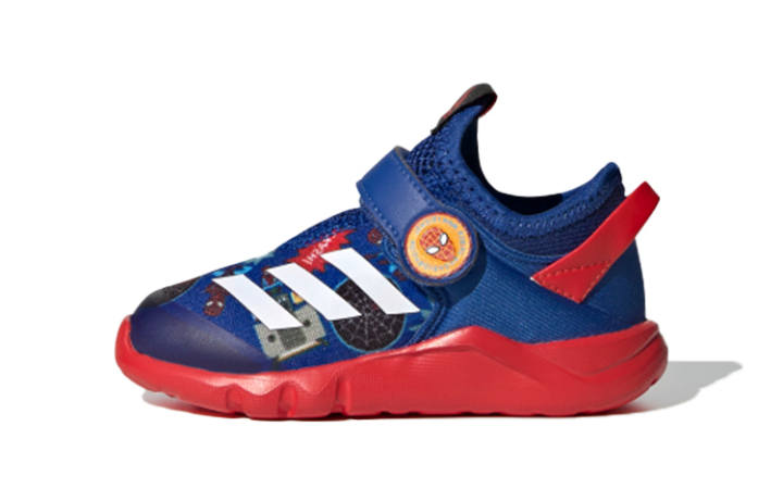 Adidas MARVEL x Adidas Activefle Comfortable Cushioning Low top Toddler Shoes Blue Red Infant And Toddler
