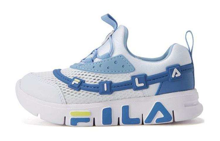 FILA KIDS Slip Resistant Cushioning Slip Resistant Cushioning Low top Toddler Shoes Blue White Infant And Toddler