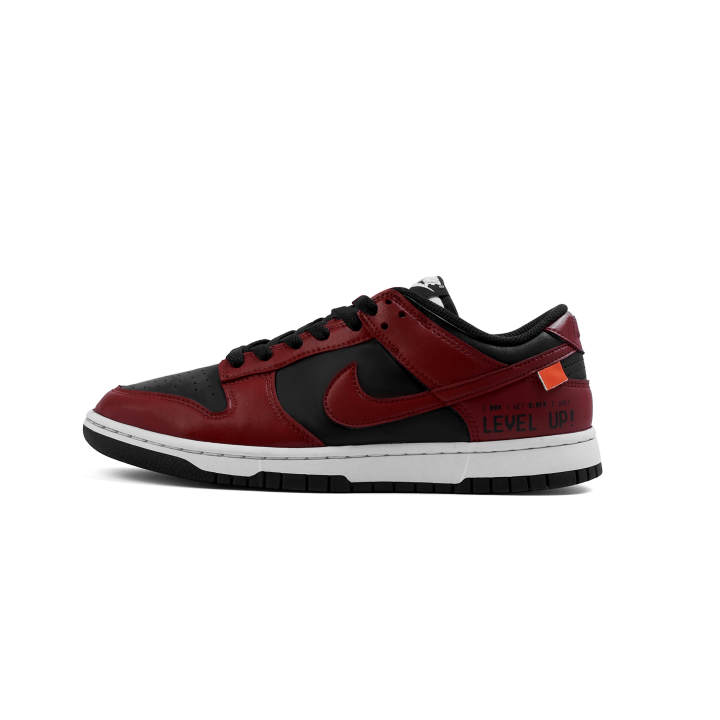 Nike Nike Dunk Retreat And Defend Leather Slip Resistant Lightweight Cushioning Low top Kids' Skateboarding Shoes Red