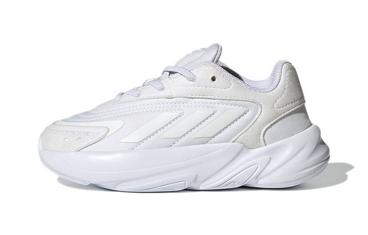 Adidas Originals Ozelia El C Abrasion Resistant Low top Casual Shoes White Children Aged 3 7 Years Old