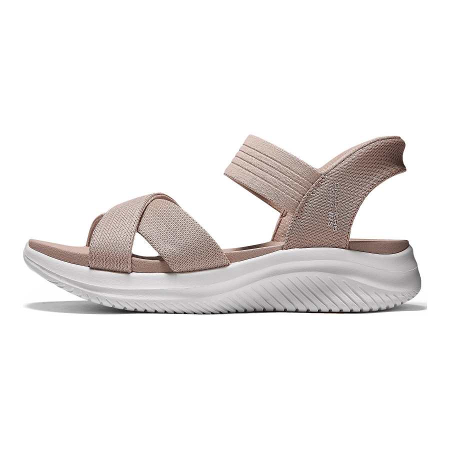 Skechers CALI One Strap Sandals Women's Nude Pink