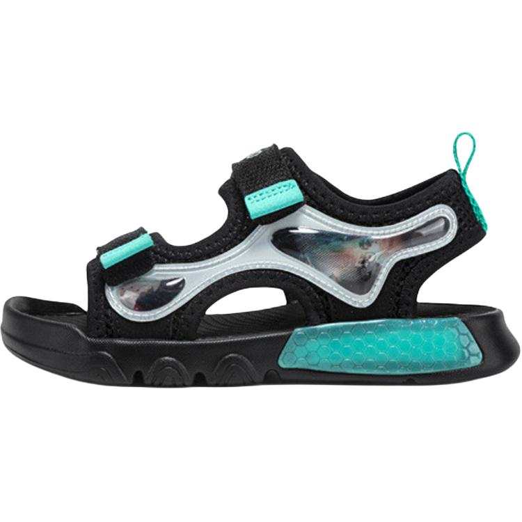 XTEP Slip Resistant Slip Resistant Low top Children's Sandals Black/Clear Teal Children Aged 3 7 Years Old