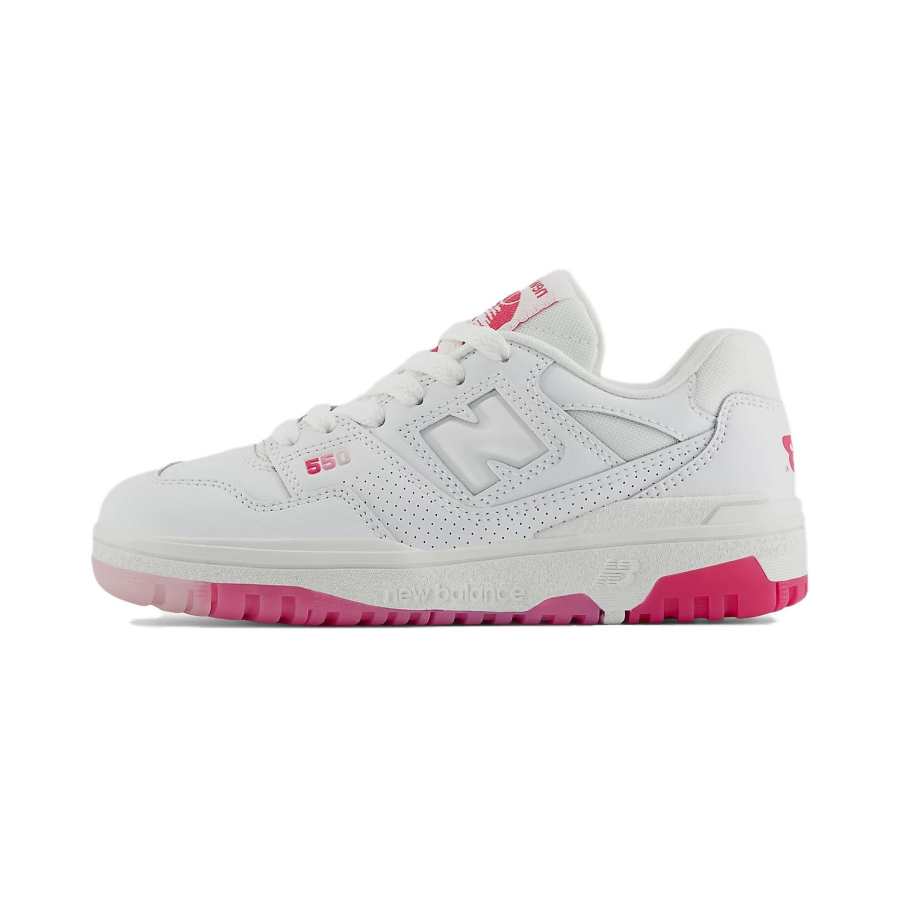 New Balance New Balance NB 550 Low top Kids' Skateboarding Shoes White Pink Children Aged 3 7 Years Old