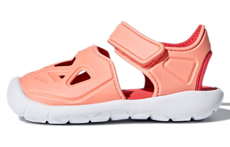 Adidas Adidas Fortaswim Synthetic Leather Low top Toddler Shoes Orange Red White Infant And Toddler