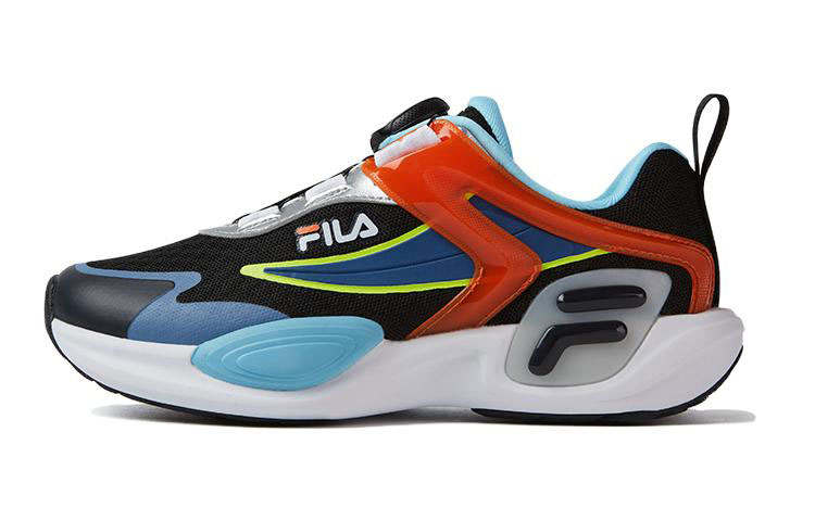FILA KIDS Low top Cushioning, Wear Resistant Low top Kids' Training Shoes Blue Orange Teenagers