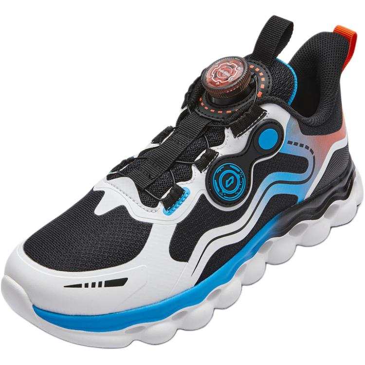 BALABALA Slip Resistant And Breathable Slip Resistant And Breathable Low top Kids' Running Shoes Black White Teenagers