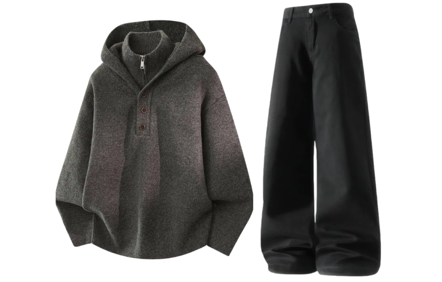 X1617 Casual Sportswear Unisex Hooded Thickened