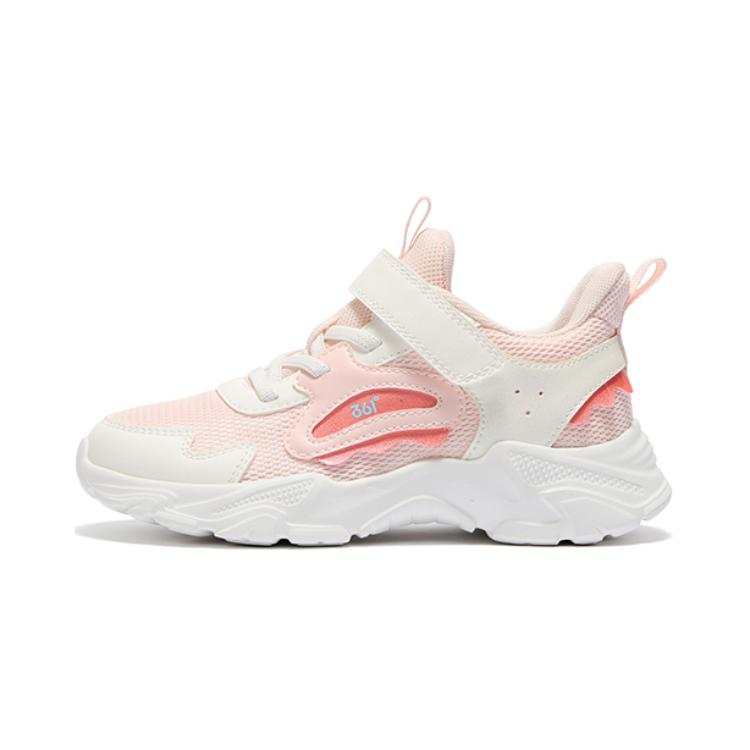 361°KIDS Abrasion Resistant Breathable Kids Lifestyle Shoes Pink White Children Aged 3 7 Years Old