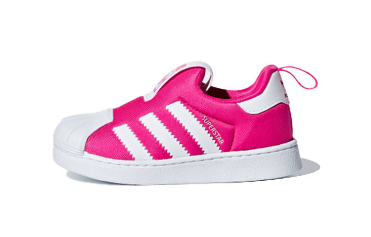 Adidas Originals SUPERSTAR 360 Low top Toddler Shoes White Pink Infant And Toddler