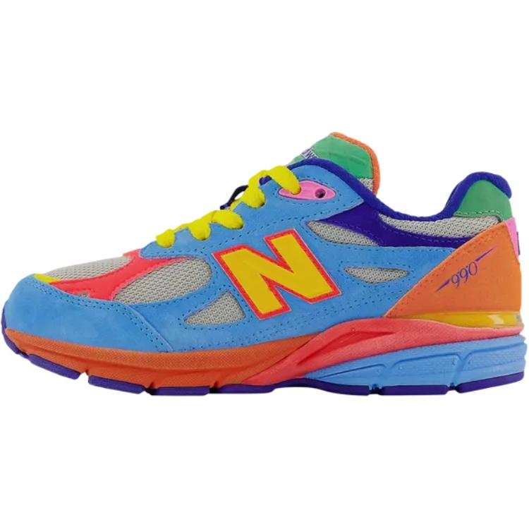 New Balance New Balance NB 990 V3 Suede Low top Kids' Running Shoes Blue