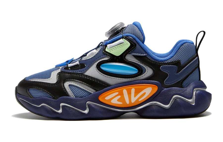 FILA KIDS Cushioning Low top Kids' Running Shoes Blue Black