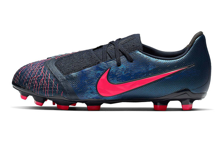 Nike Nike Phantom Venom JR Elite Slip Resistant Cushioning Abrasion Resistant Low top Kids' Soccer Shoes Blue Pink Kids'
