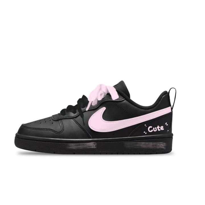 Nike Nike Court Borough Ai Chan Leather Slip Resistant Abrasion Resistant Slip Resistant Abrasion Resistant Low top