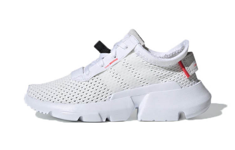 Adidas Originals Pod S3.1 Breathable And Slip Resistant Low top Kids' Running Shoes White Children Aged 3 7 Years Old