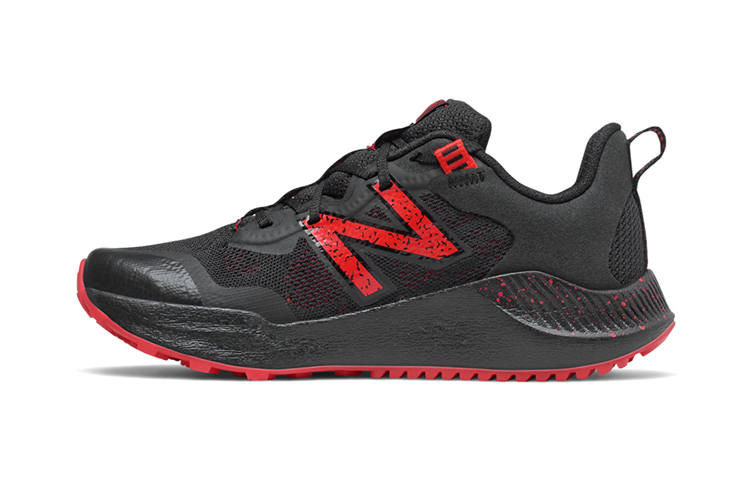 New Balance New Balance NB NITREL Comfortable Cushioning Low top Kids' Running Shoes Black Red Kids'