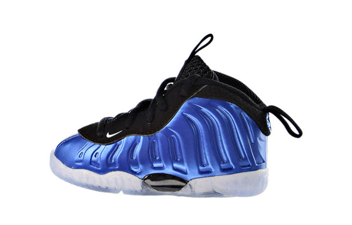 Nike Nike Little Posite One XX Slip Resistant Cushioning Abrasion Resistant High top Toddler Shoes Royal Blue
