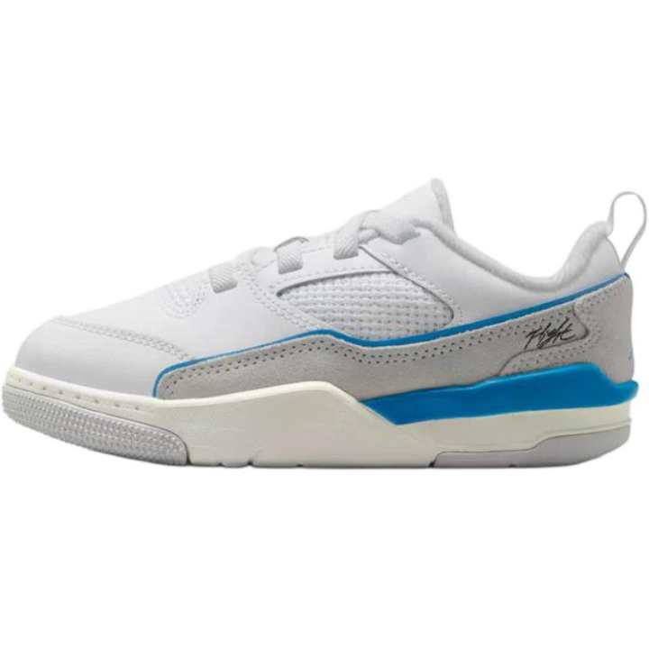 Jordan Jordan FLIGHT COURT Low top Basketball Shoes White Kids'