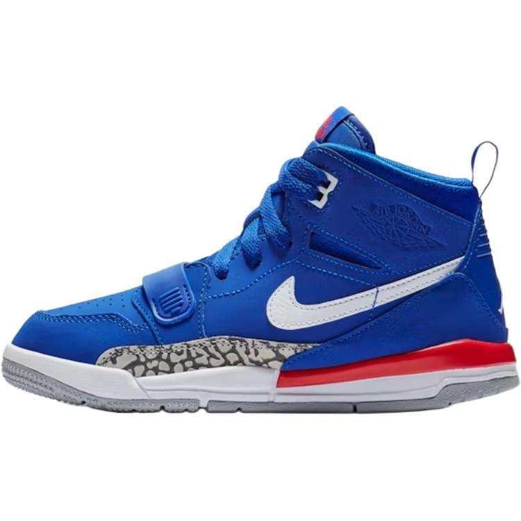 Jordan Jordan Legacy 312 Abrasion Resistant High top Kids Lifestyle Shoes Blue Children Aged 3 7 Years Old