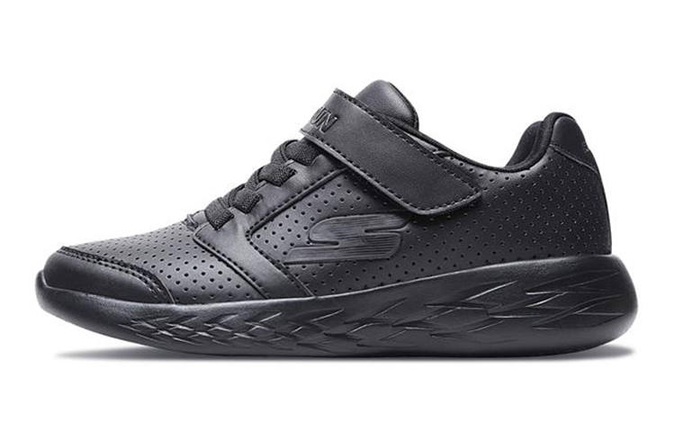 Skechers Cushioning Abrasion Resistant Cushioning, Wear Resistant Low top Casual Shoes Black Teenagers