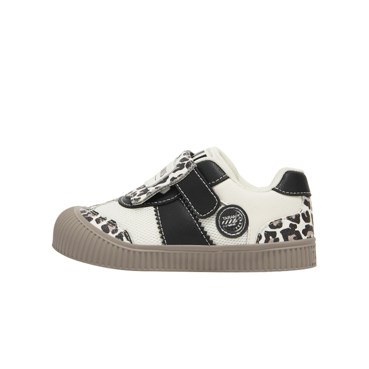 TARANIS 311 Slip Resistant Abrasion Resistant Low top Kids' Skateboarding Shoes White/Black Children Aged 3 7 Years Old
